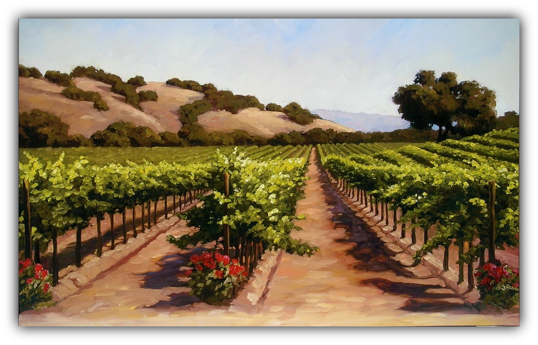 Summer Vines - Limited Edition Giclee on Canvas by Susan Hoehn