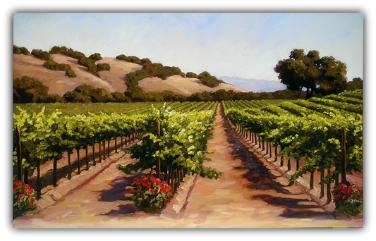 Summer Vines - Limited Edition Giclee on Canvas by Susan Hoehn