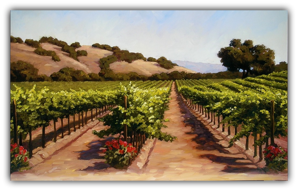 Summer Vines - Limited Edition Giclee on Canvas by Susan Hoehn