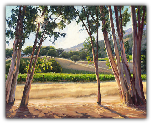 Sunlight Through the Trees - Limited Edition artwork by Susan Hoehn