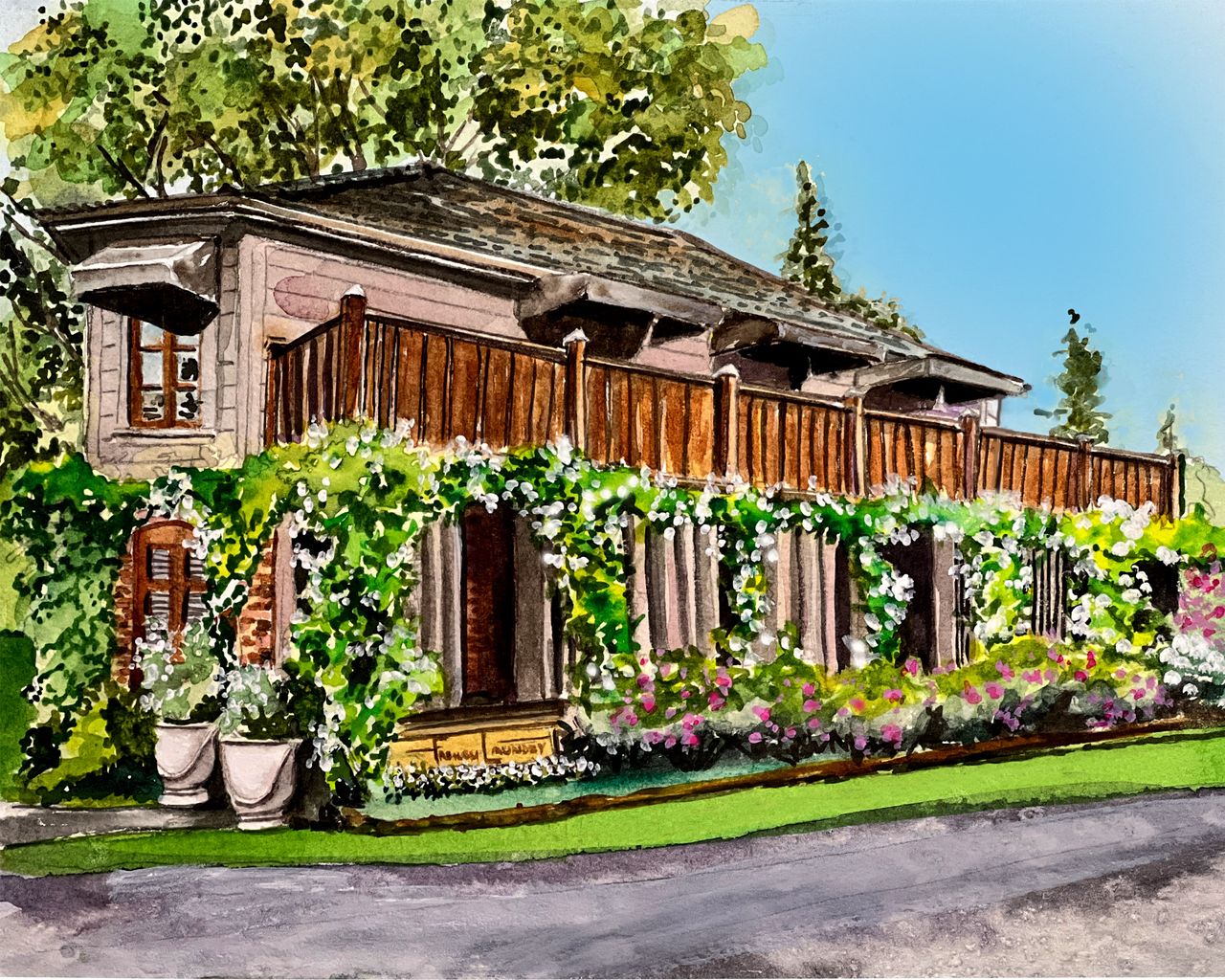 The French Laundry fine art print by Gail Chandler