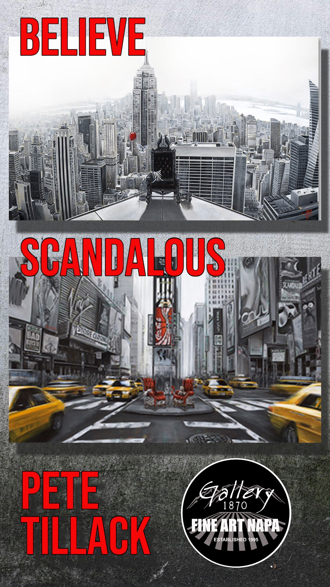 Believe & Scandalous by Pete Tillack