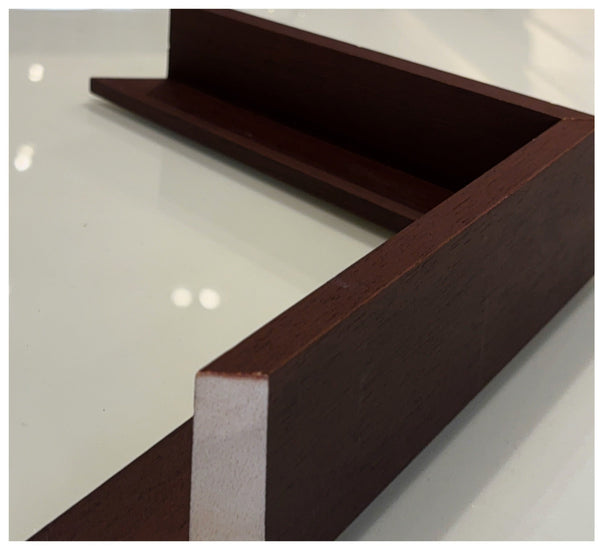 Walnut Wood Float Frame for canvas art
