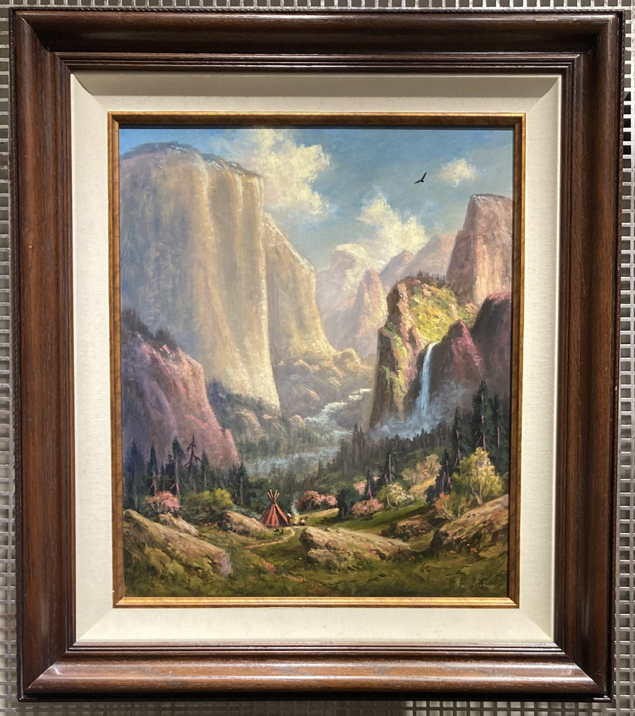 ITEM # 1280 - Yosemite 24 x 20" original by Heine Hartwig