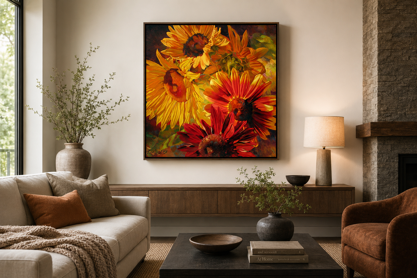 Homage to Van Gogh II by Leon Roulette