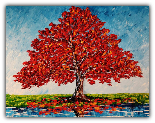 Maple of Colorful Beauty original painting by Isabelle Dupuy