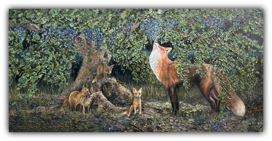 Tender is the Night - 24 x 48" original oil by Gail Chandler