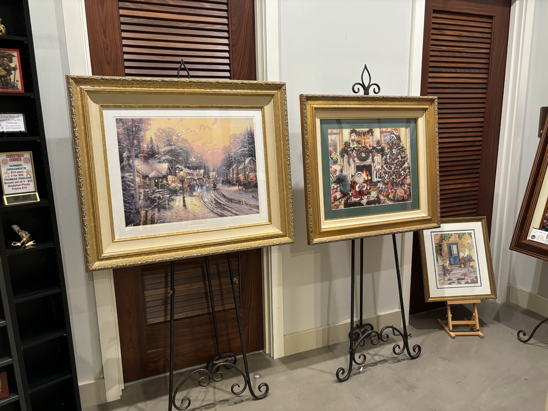 Thomas Kinkade Village Christmas and Susan Rios - Cozy Christmas Memories available at Gallery 1870 Napa