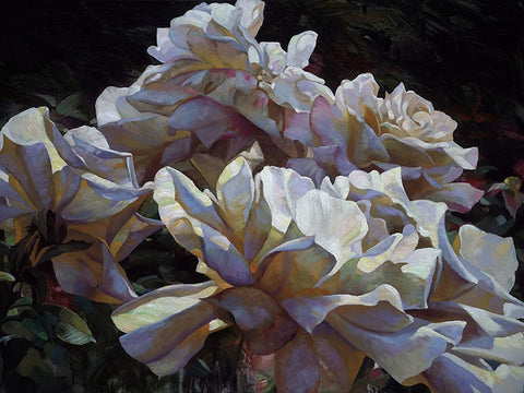 White Roses by Leon Roulette available at Gallery 1870