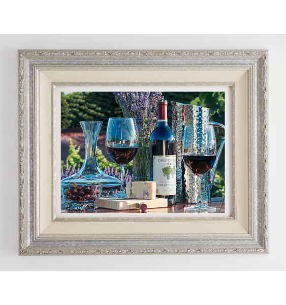 Destination Napa in 1008 Marbled Silver Frame