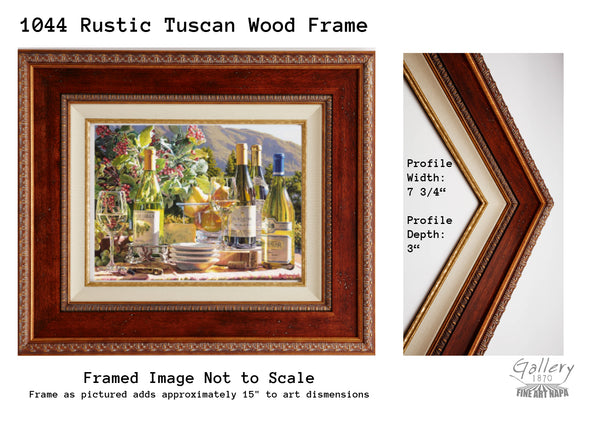 Gold Rush - custom framed
