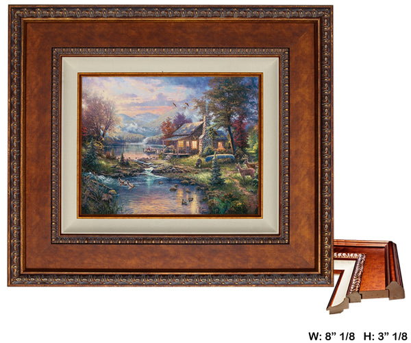 Copper Large Tuscan Wood Frame