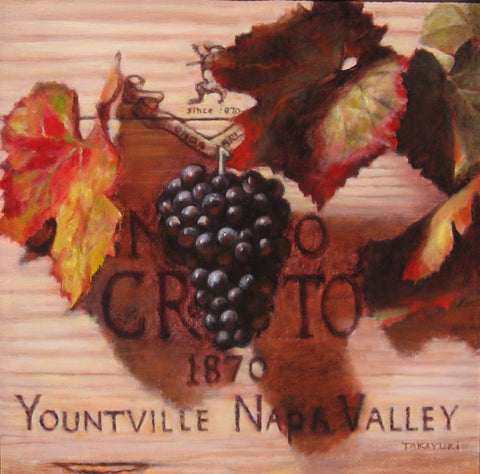Yountville Napa Valley oil painting by Takayuki Harada