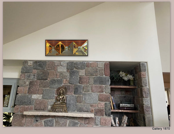 California Country Living - Equestrian Stables 3D Sculpture
