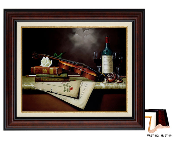 Traditional Burl Wood Frame