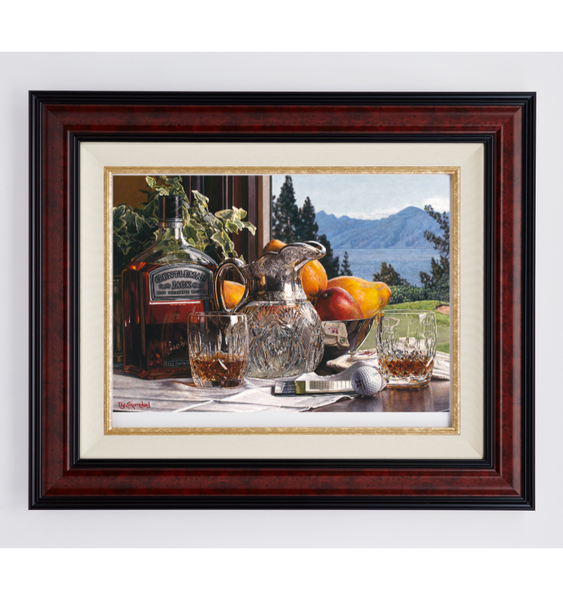 Traditional Burl Wood Frame