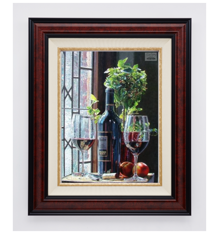 Traditional Burl Wood Frame