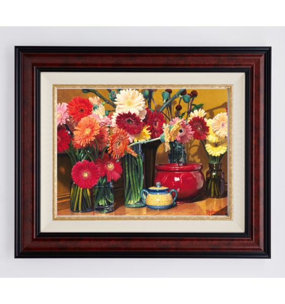 Traditional Burl Wood Frame