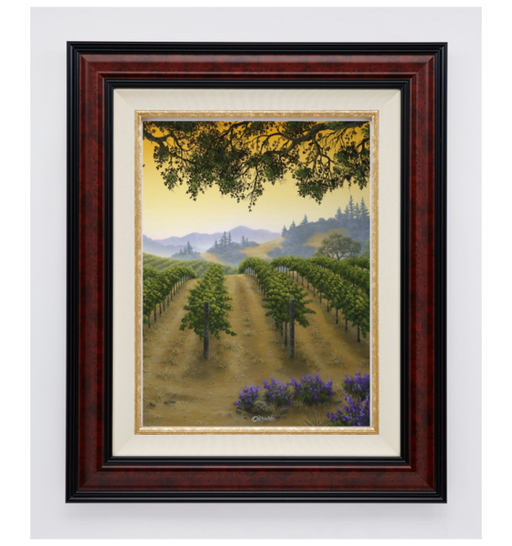 Daybreak in the Backcountry by Patrick O'Rourke - custom framed