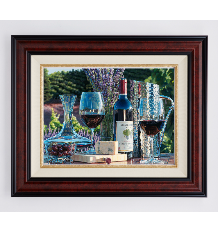 Traditional Burl Wood Frame