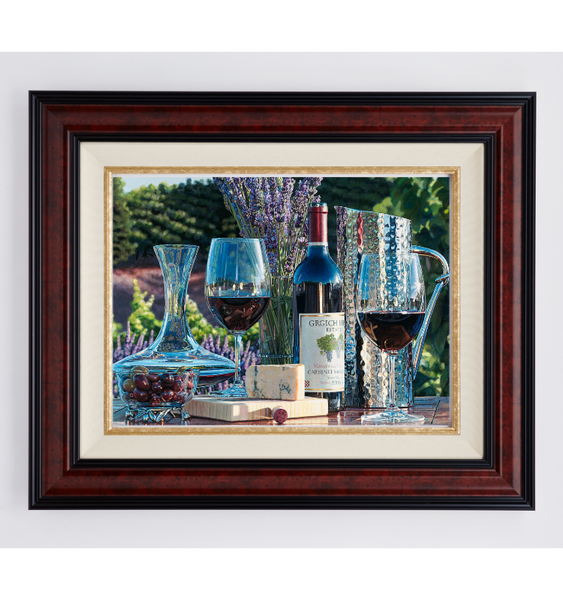 Traditional Burl Wood Frame
