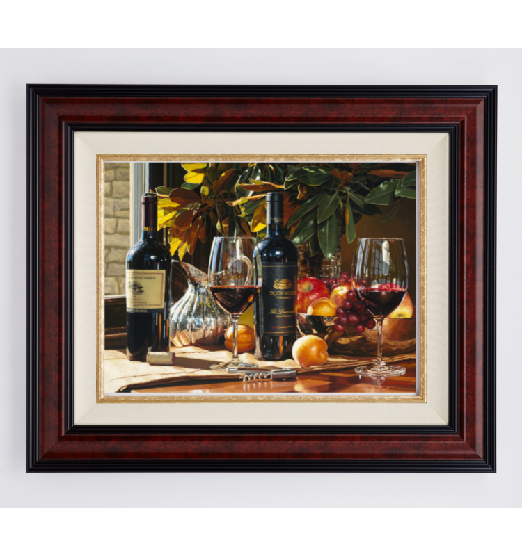 Up For Discussion by Eric Christensen - custom framed