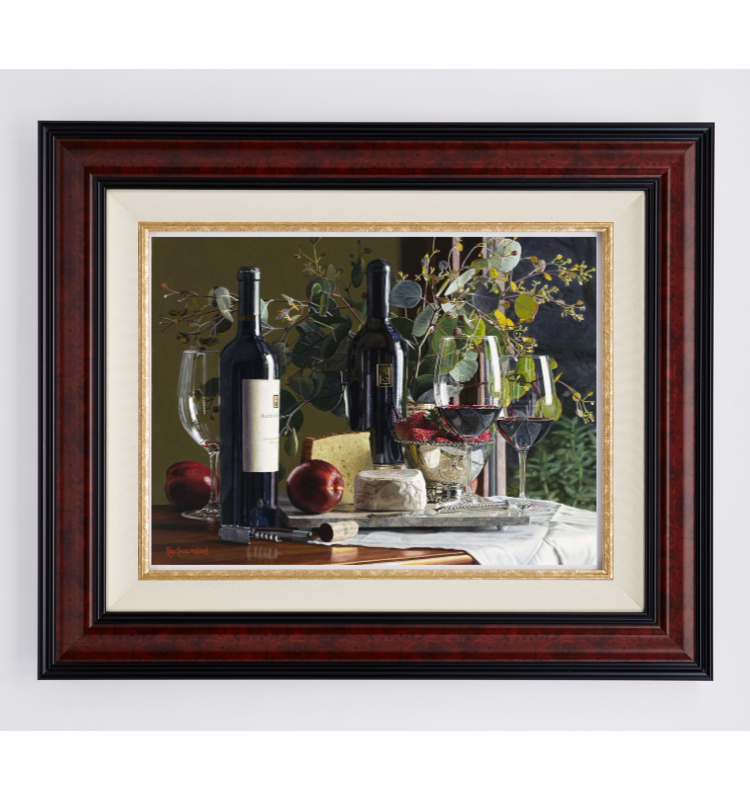 Traditional Burl Wood Frame