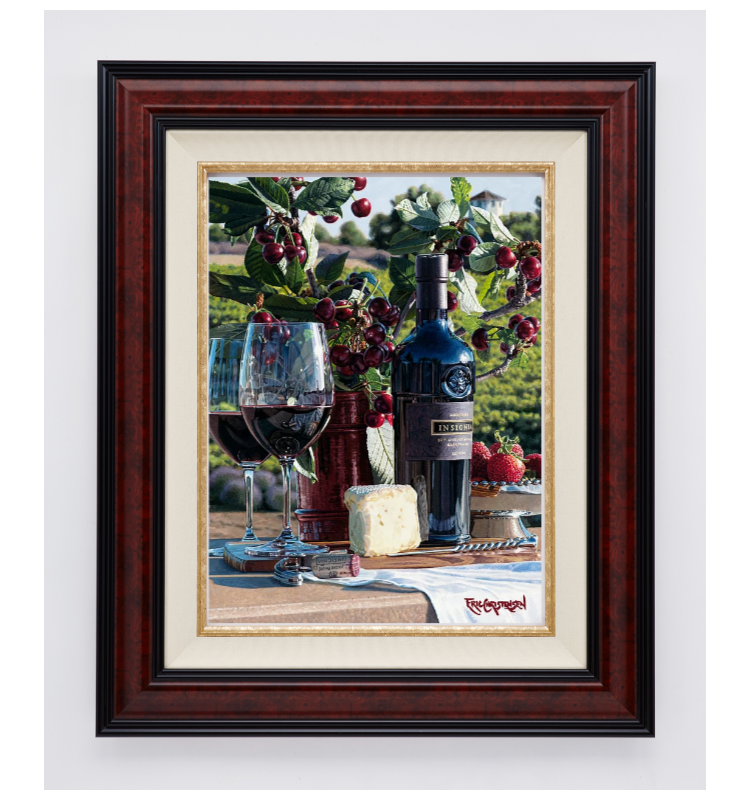 Traditional Burl Wood Frame