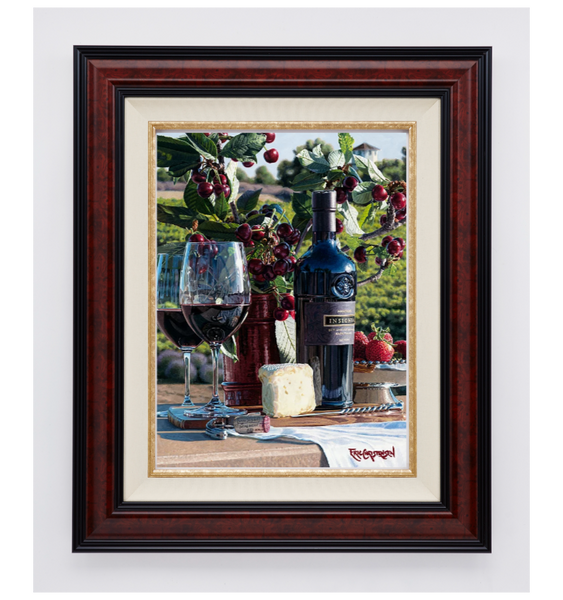 Traditional Burl Wood Frame