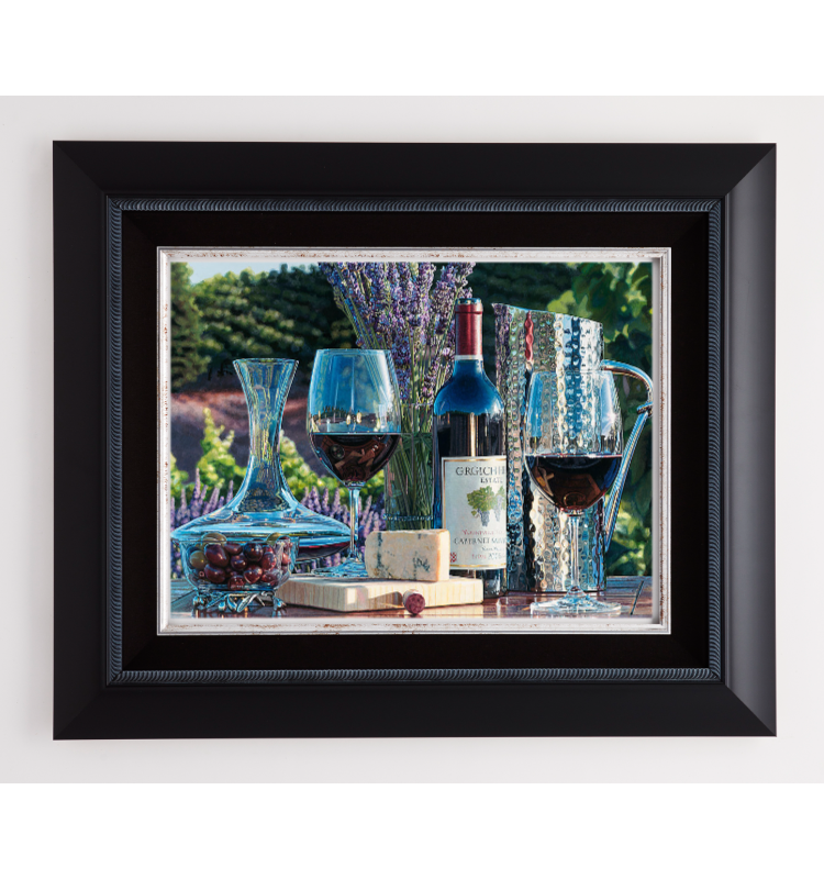 Destination Napa in 427-C Black Satin Frame
