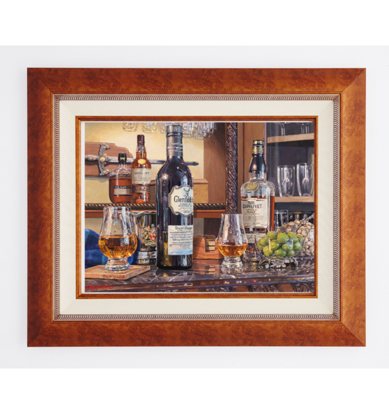 Light Copper Wood Frame