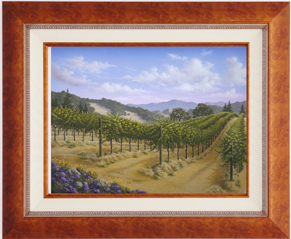 Spring Vista by Patrick O'Rourke - Custom Framed