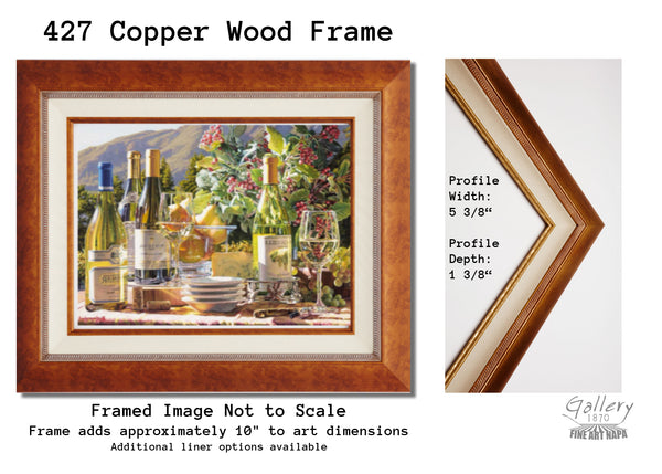 Gold Rush - custom framed