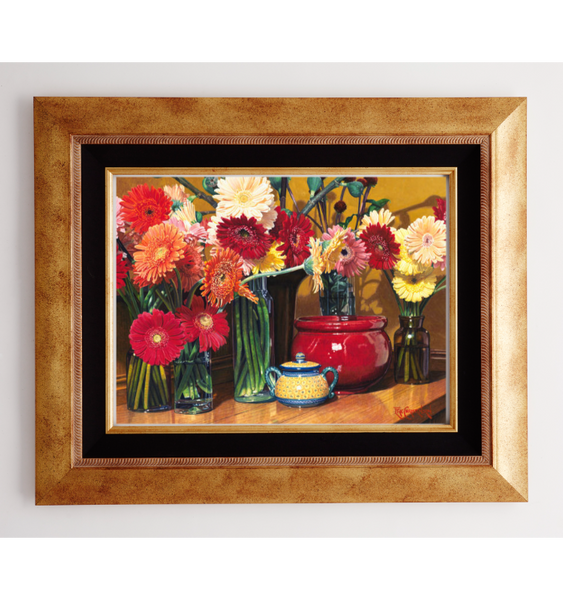 Light Copper Wood Frame