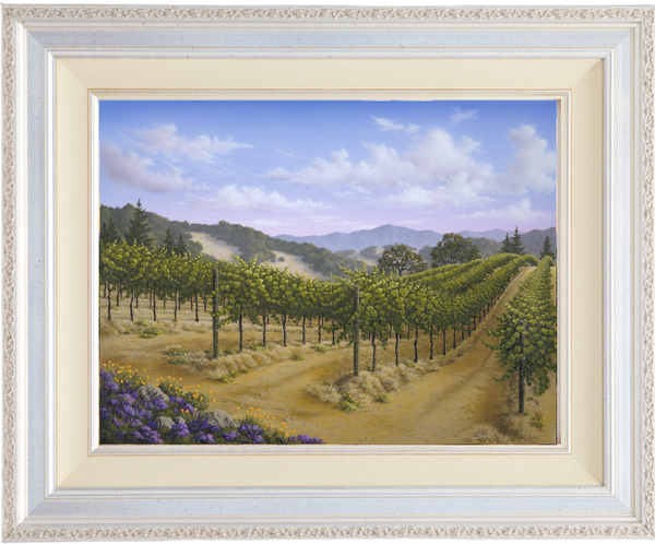 Spring Vista by Patrick O'Rourke - Custom Framed