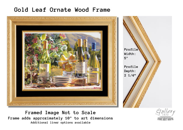 Gold Rush - custom framed