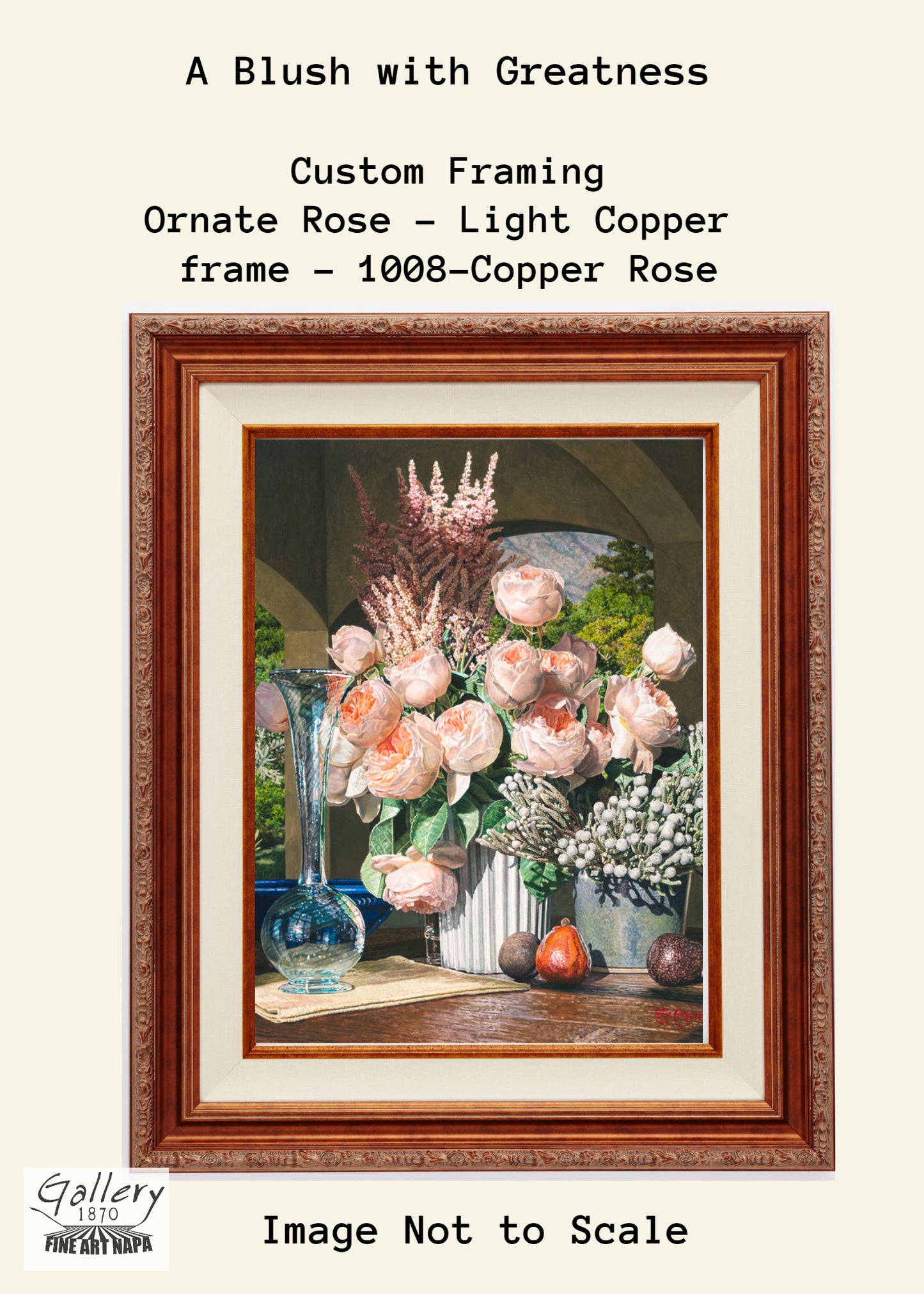 Custom Framed A Blush with Greatness by Eric Christensen