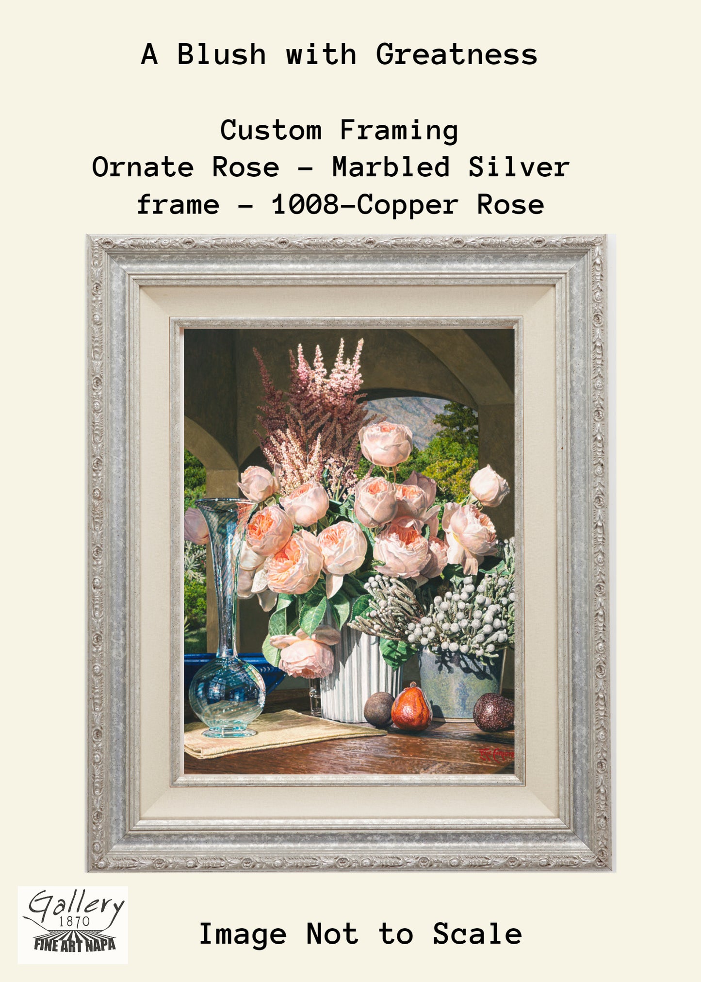 Custom Framed A Blush with Greatness by Eric Christensen