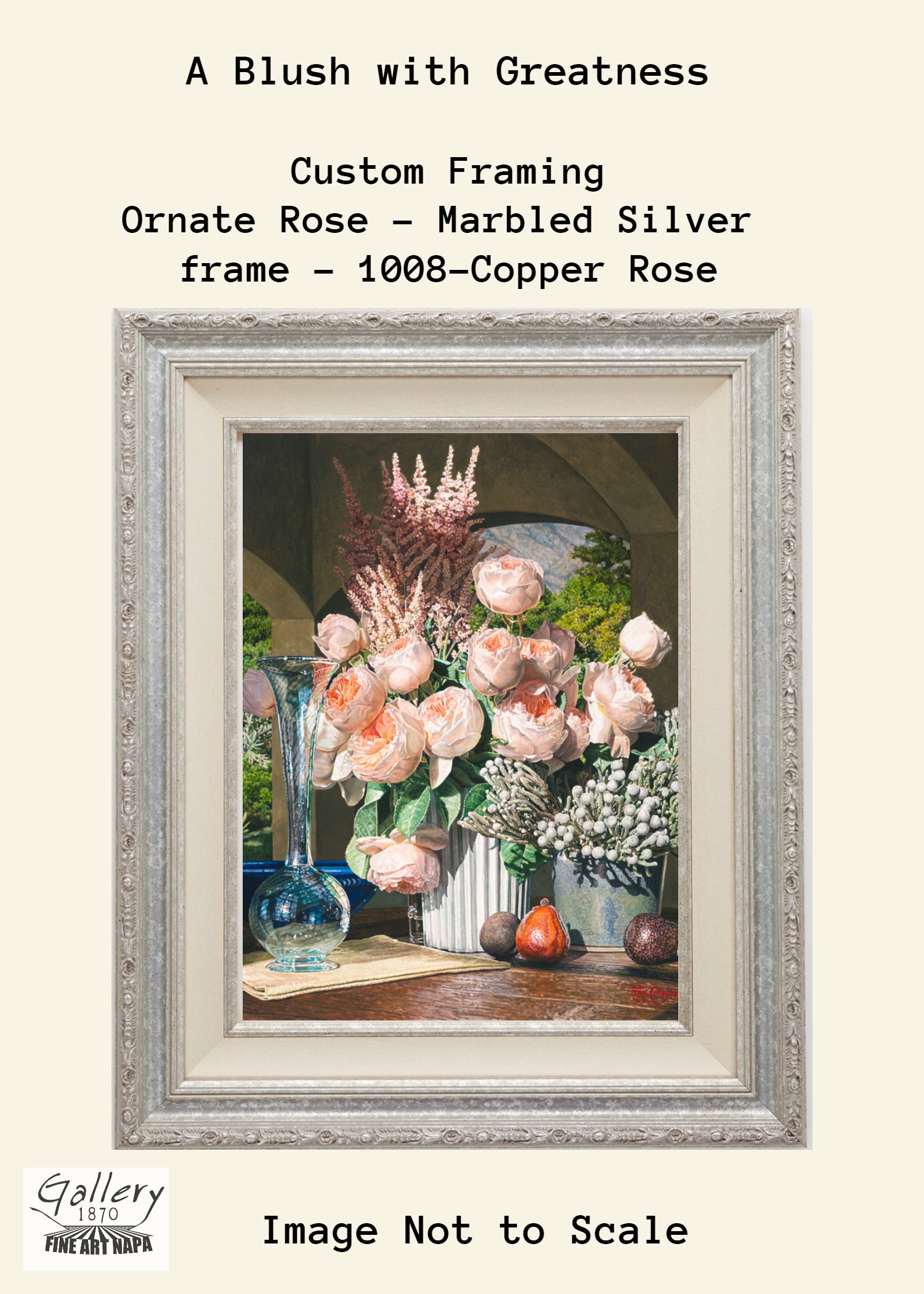 Custom Framed A Blush with Greatness by Eric Christensen