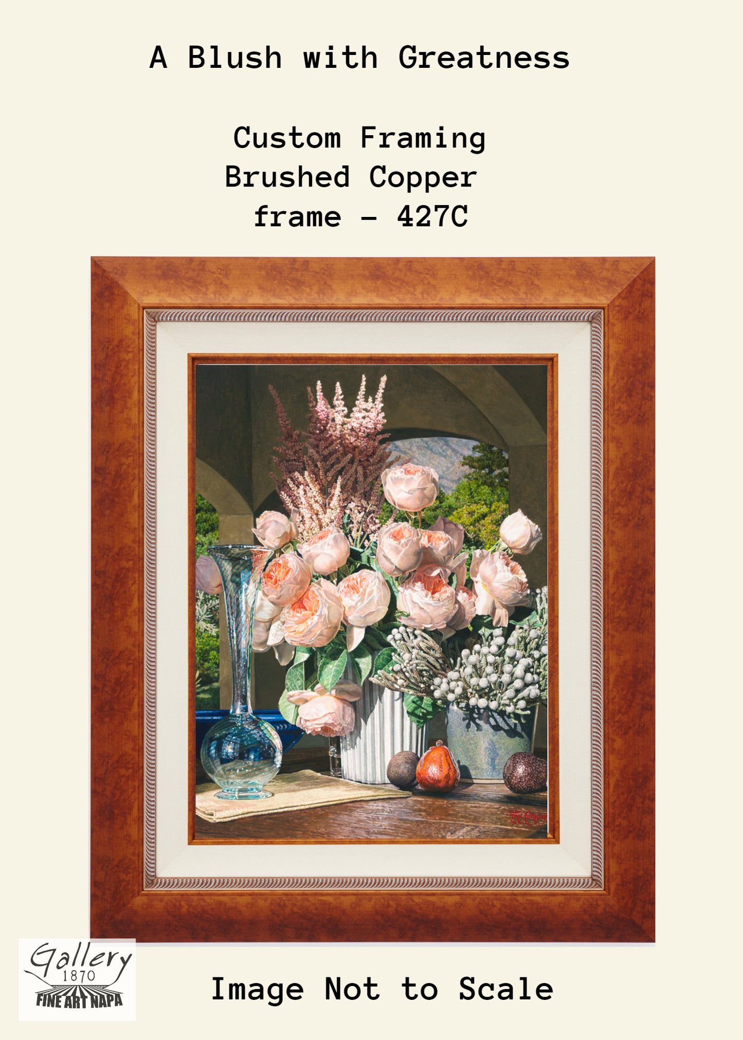 Custom Framed A Blush with Greatness by Eric Christensen