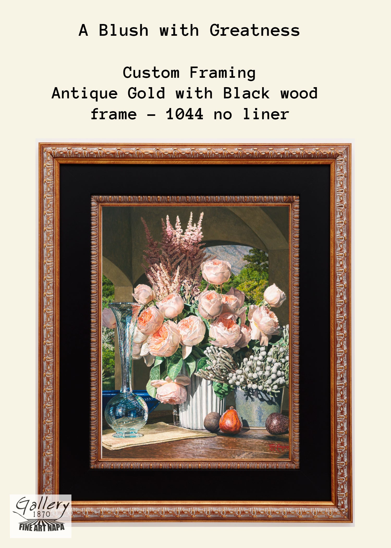 Custom Framed A Blush with Greatness by Eric Christensen