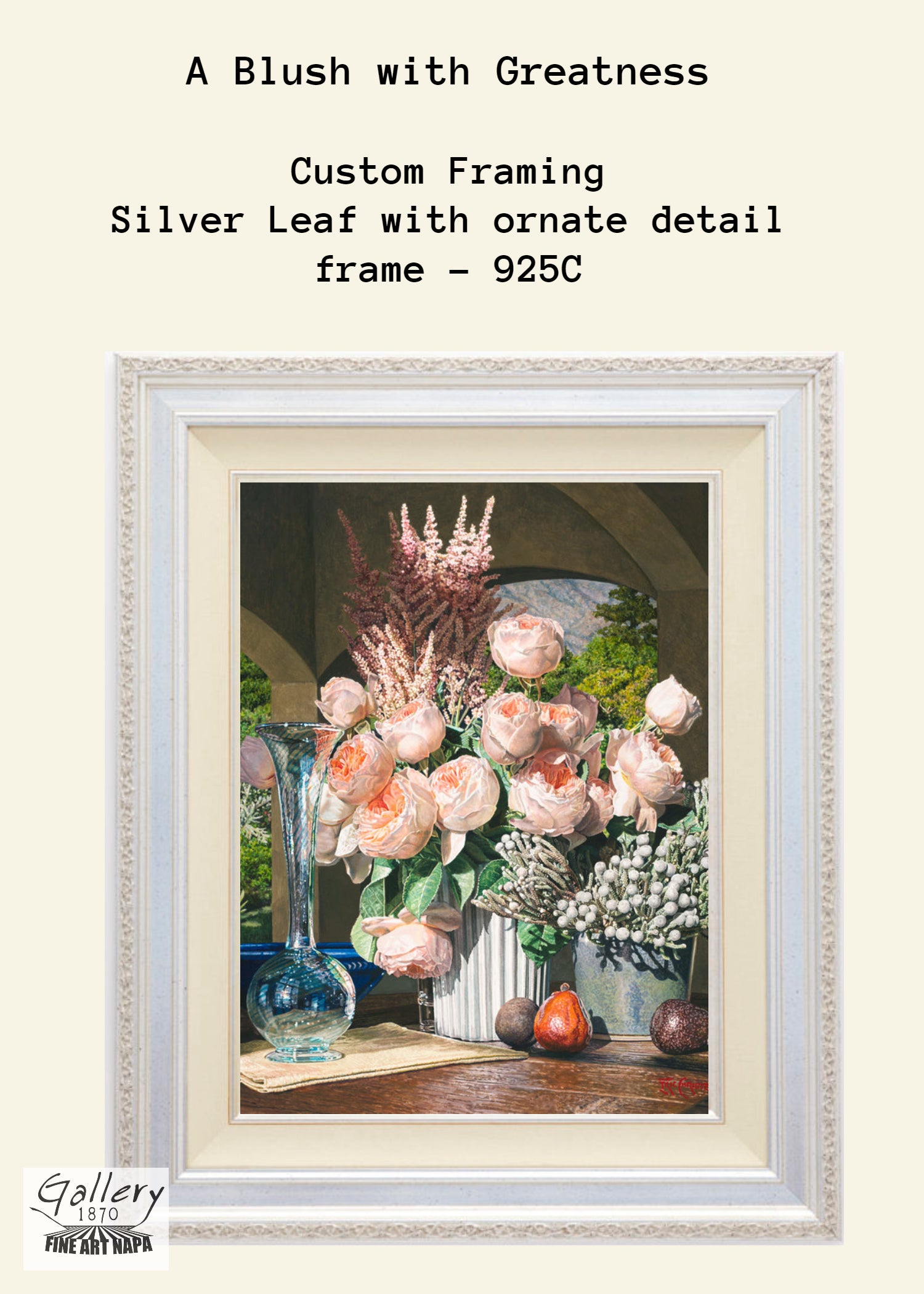 Custom Framed A Blush with Greatness by Eric Christensen