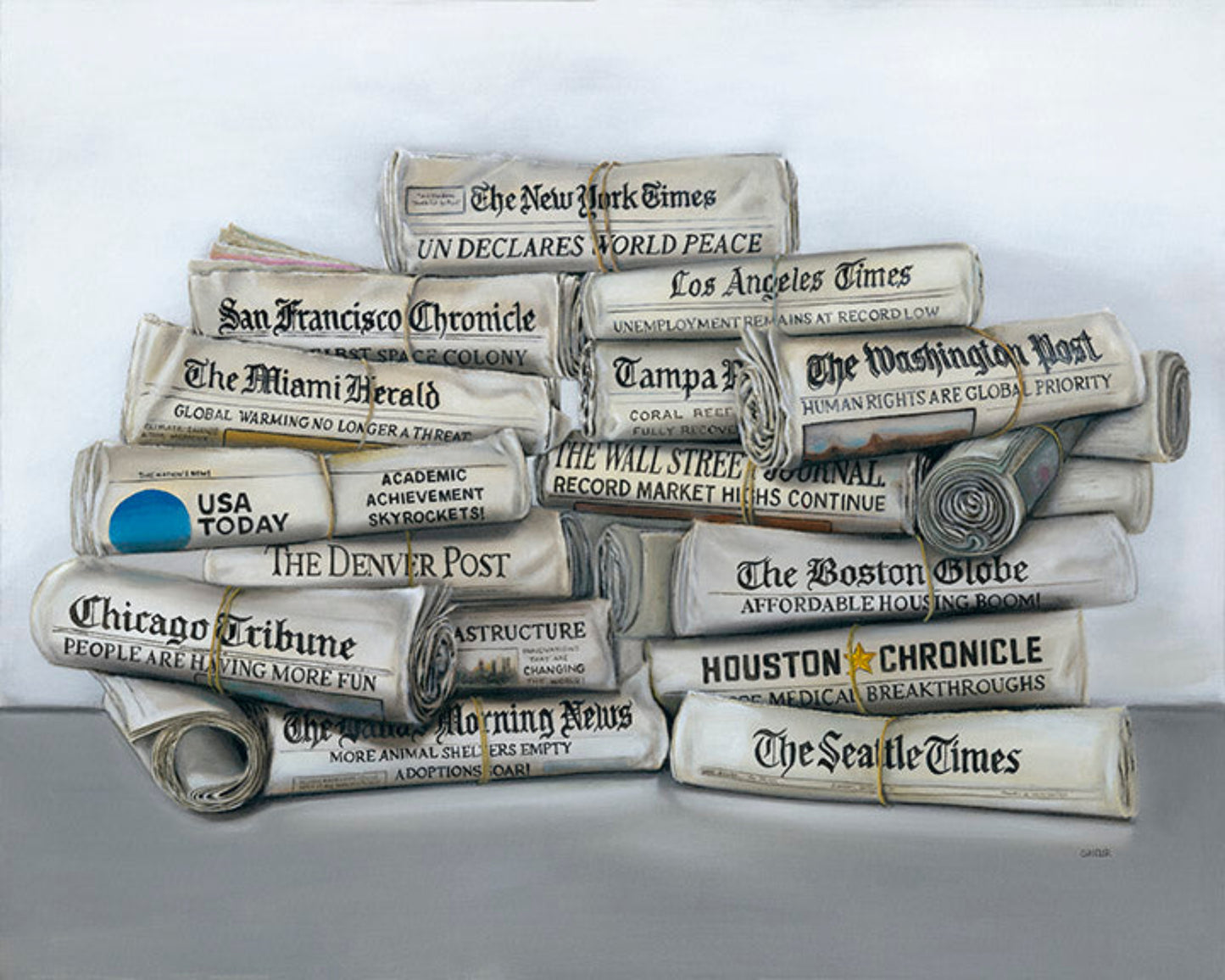 All the News that's Fit to Print by Gail Chandler