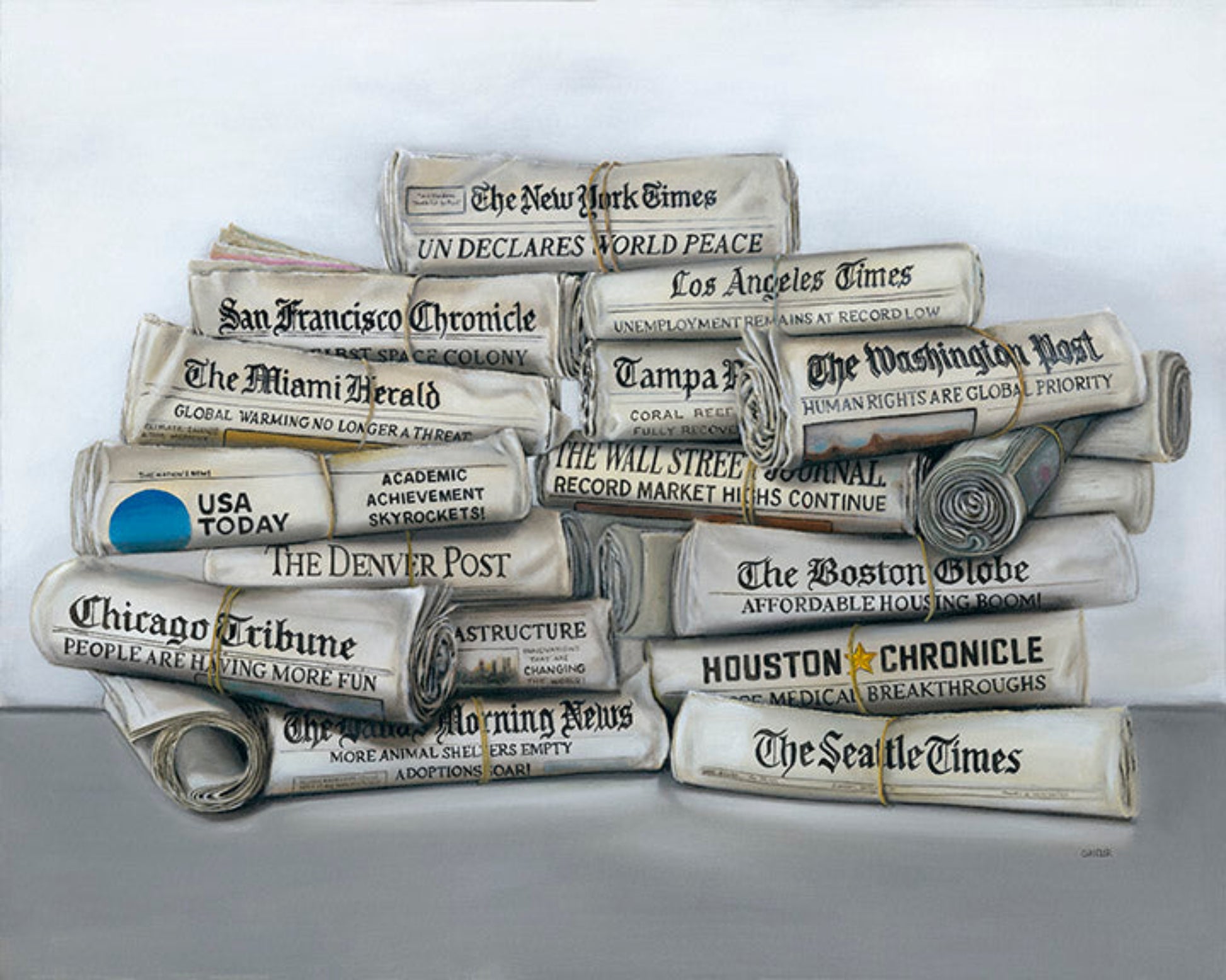 All the News that's Fit to Print by Gail Chandler
