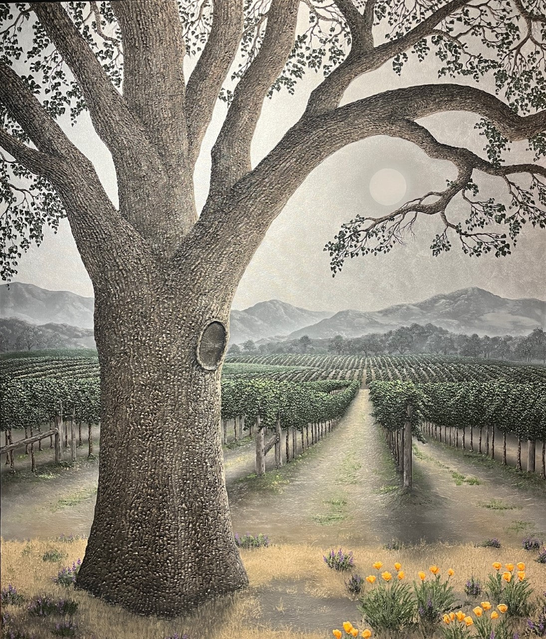 Silver Oak Ambiance 60 x 72" original painting by Patrick O'Rourke