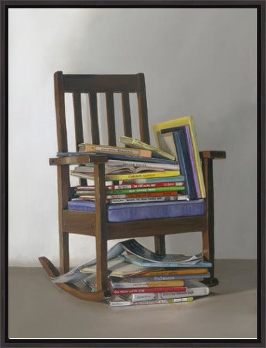 Bedtime Stories by Gail Chandler custom framed by Gallery 1870