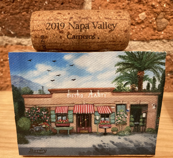 Mini Cork Easel Back Print