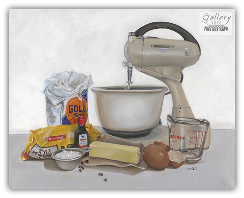 Enable Cookies - canvas giclée