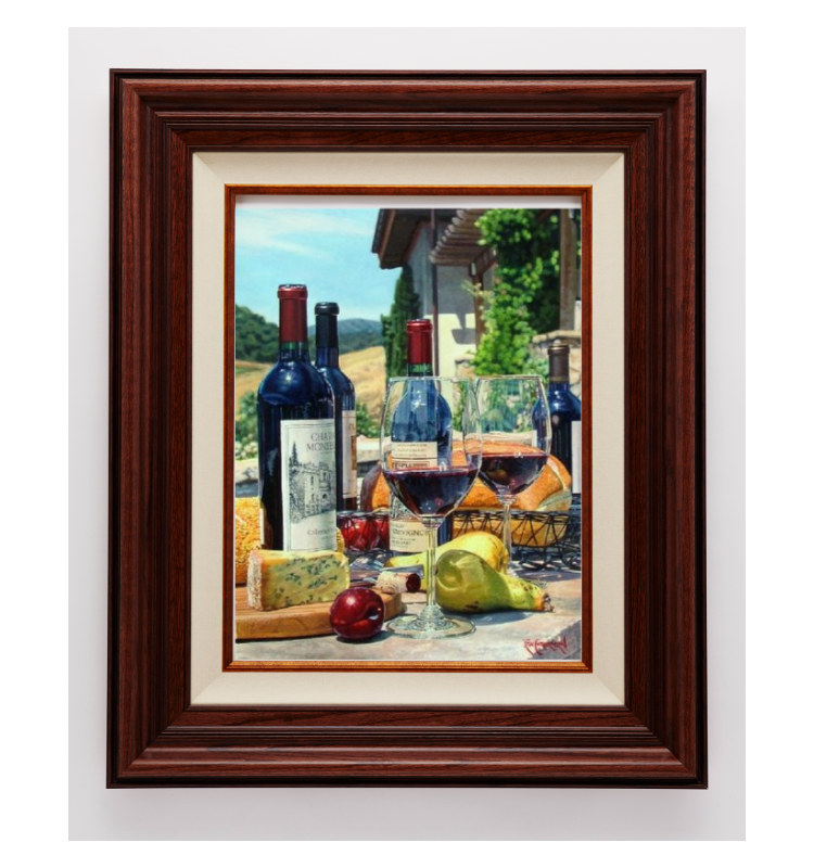 Custom Framed Cabernet Day