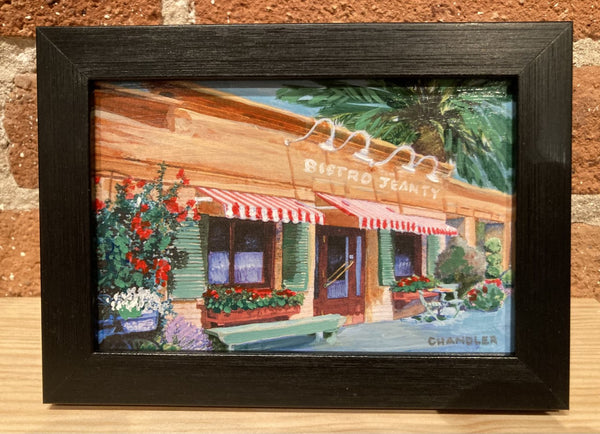 4x6" mini framed oil by Chandler